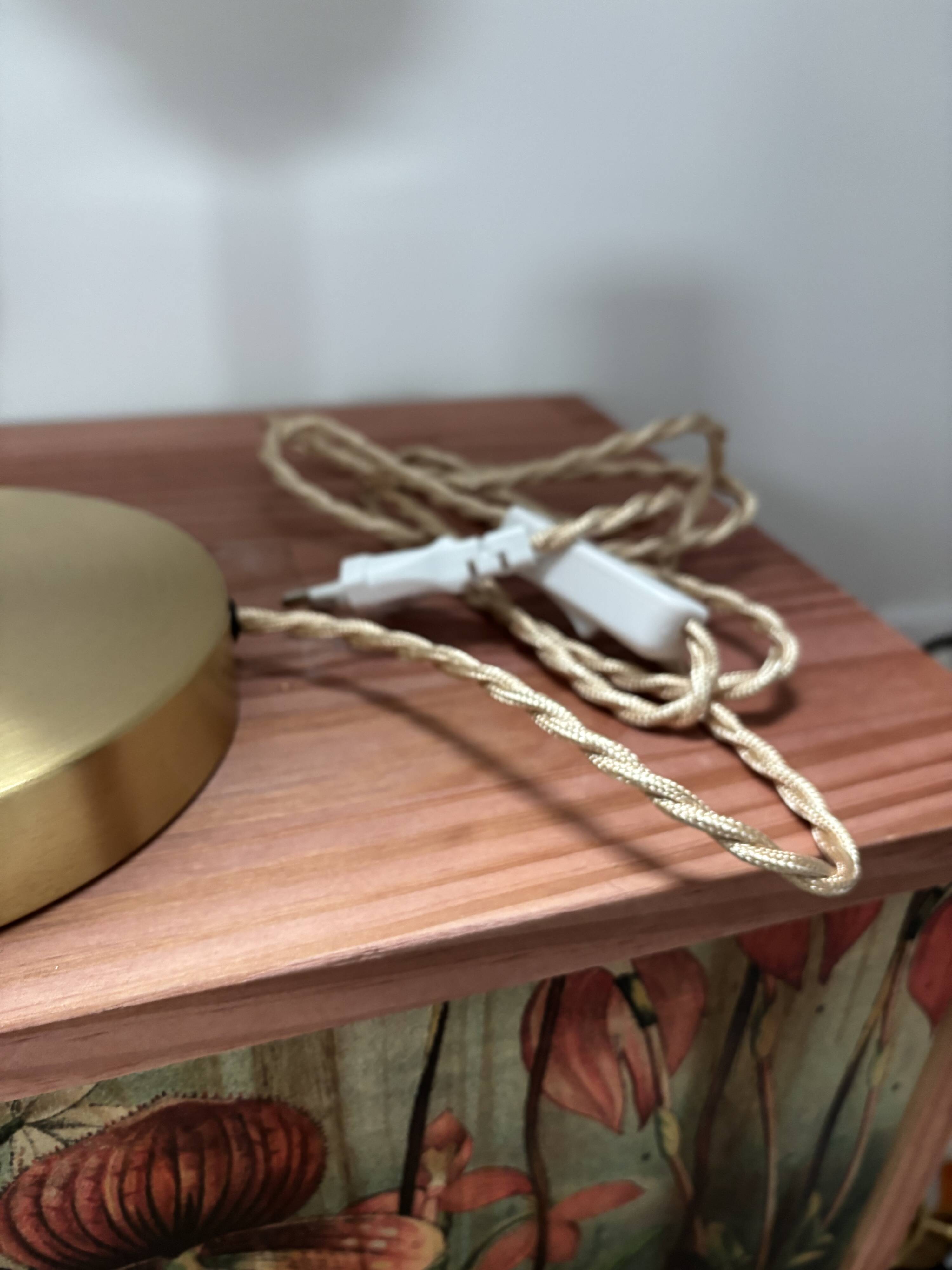 Art Deco flame glass globe lamp