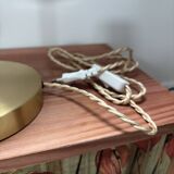 Art Deco flame glass globe lamp