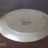 Set of 2 small oval dishes in GP village sandstone