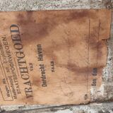 Early 20th-century English mahogany dresser / sideboard – brass campaign hardware