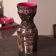 Vintage lava and ceramic vase from the 50s/60s