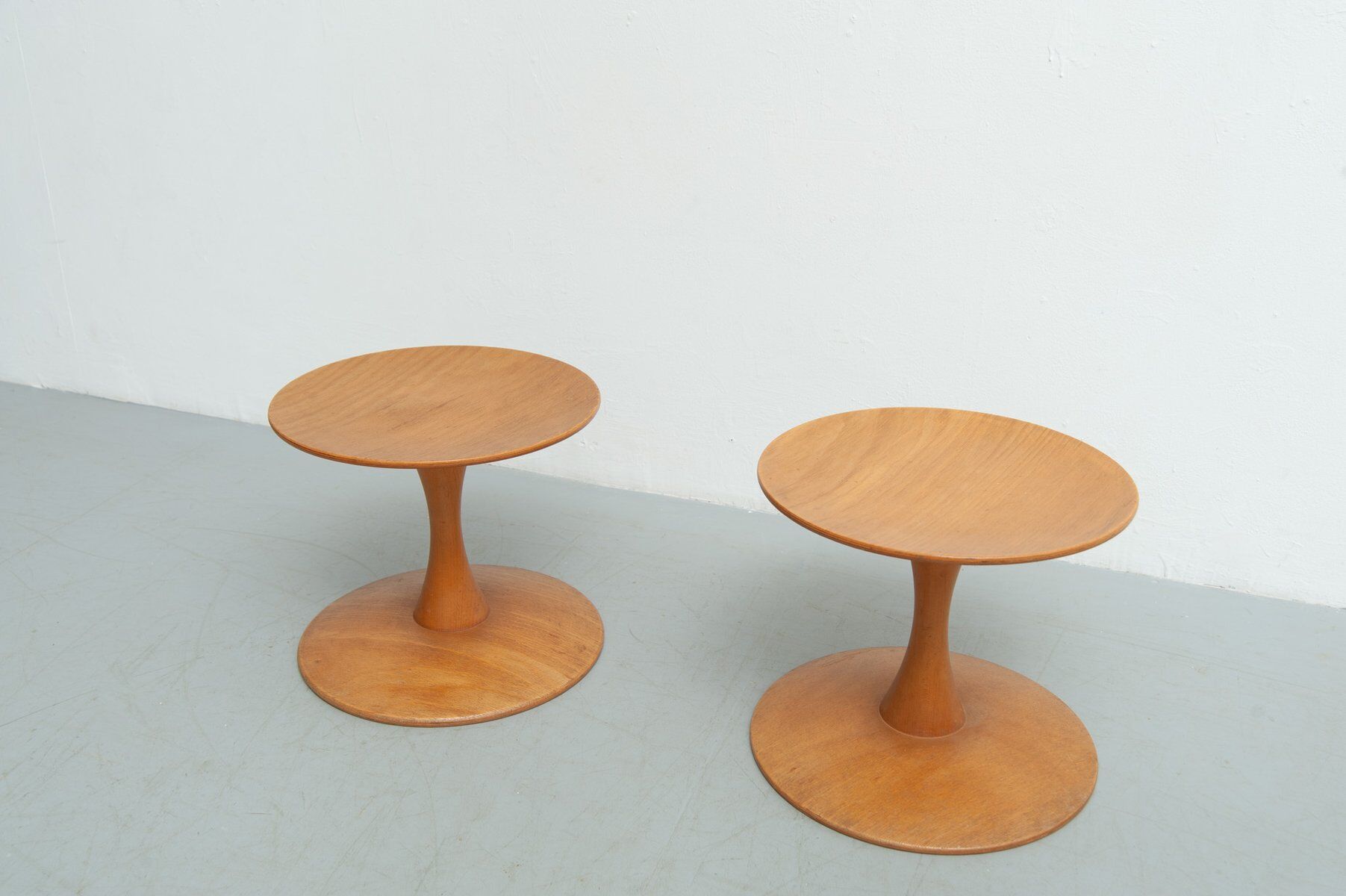 Set of 2x stools by Nanna Ditzel for Kolds Sawmill, 1960s