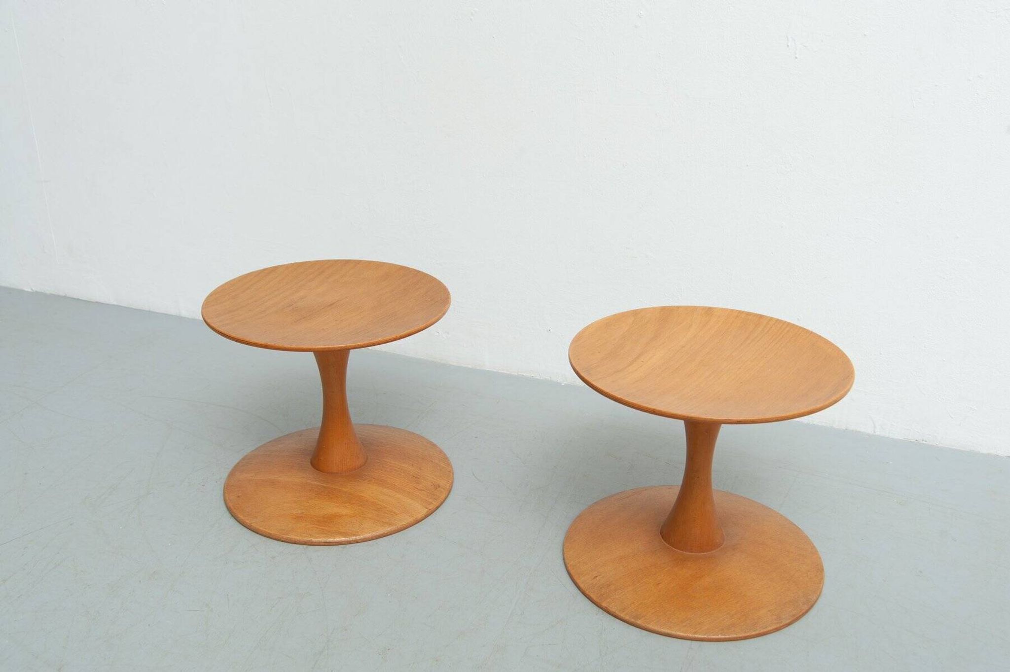 Set of 2x stools by Nanna Ditzel for Kolds Sawmill, 1960s