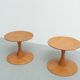 Set of 2x stools by Nanna Ditzel for Kolds Sawmill, 1960s