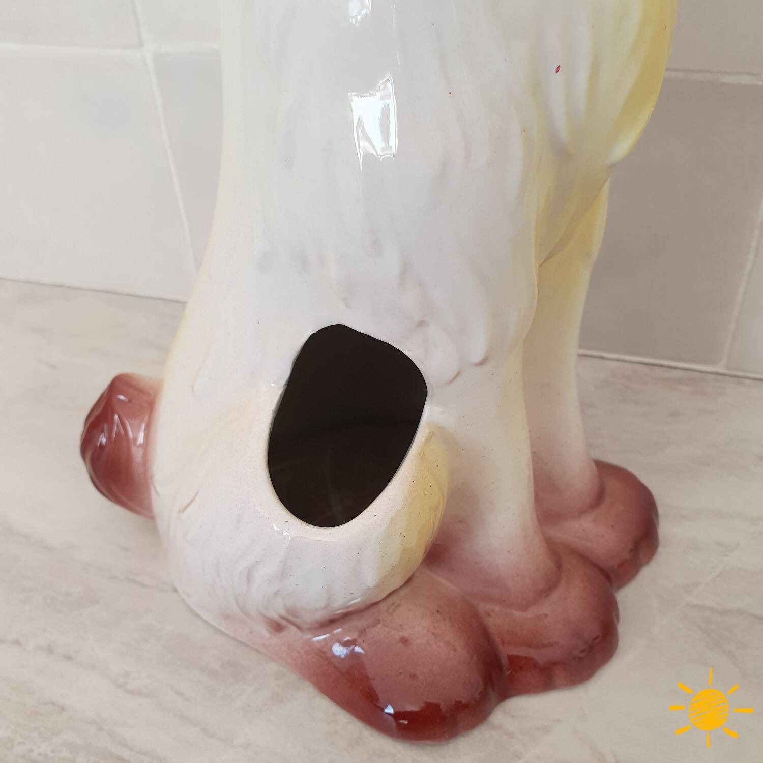 Ceramic dog