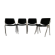 A set of four Castelli DSC 106 chairs, designed by G. Piretti, Italy, 90s
