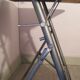 Industrial architect's drawing table wood and iron 50s vintage