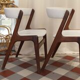 Pair of T21 Fire model chairs by Kai Kristiansen circa 1960