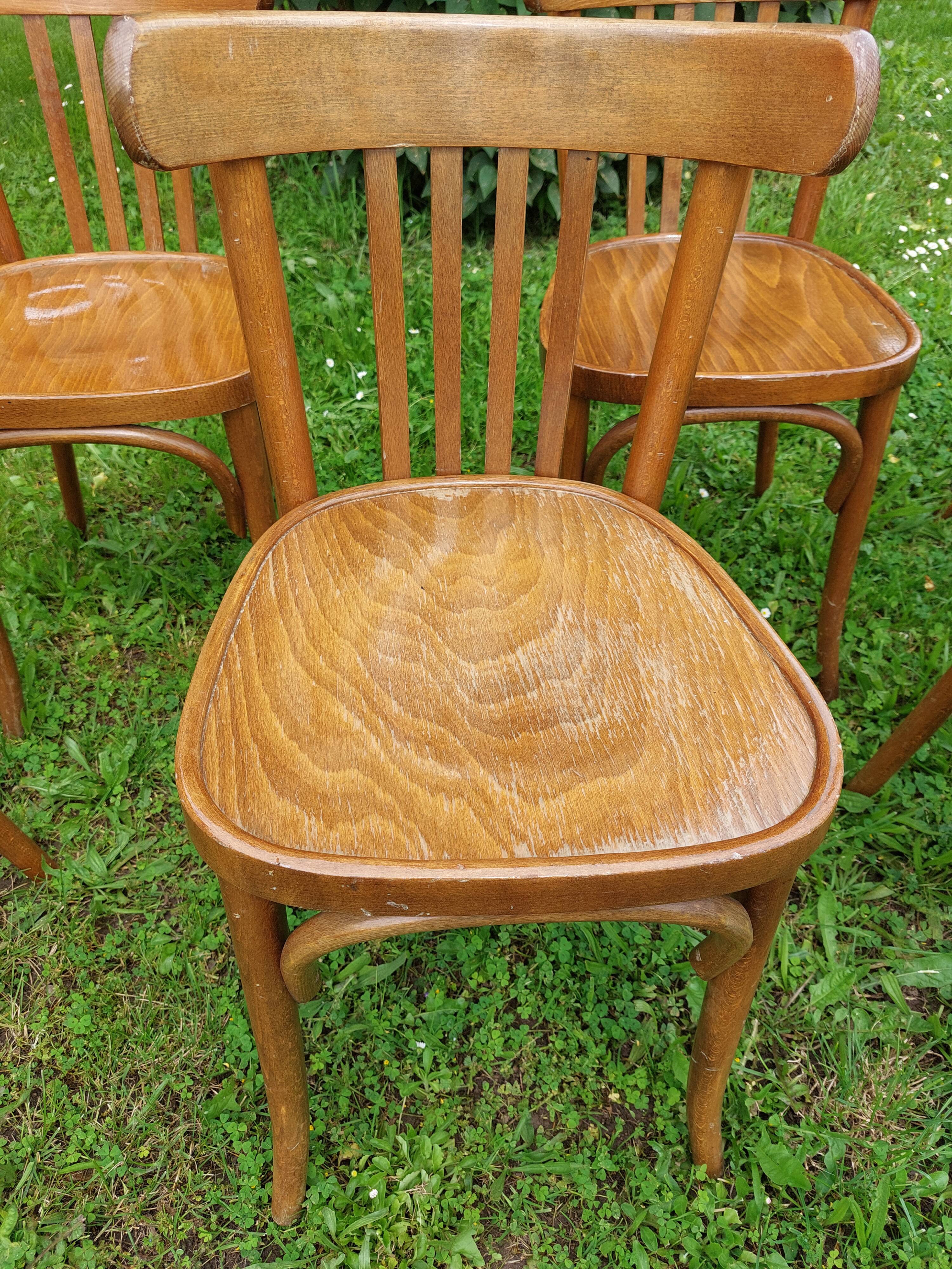 10 Baumann style bistro chairs
