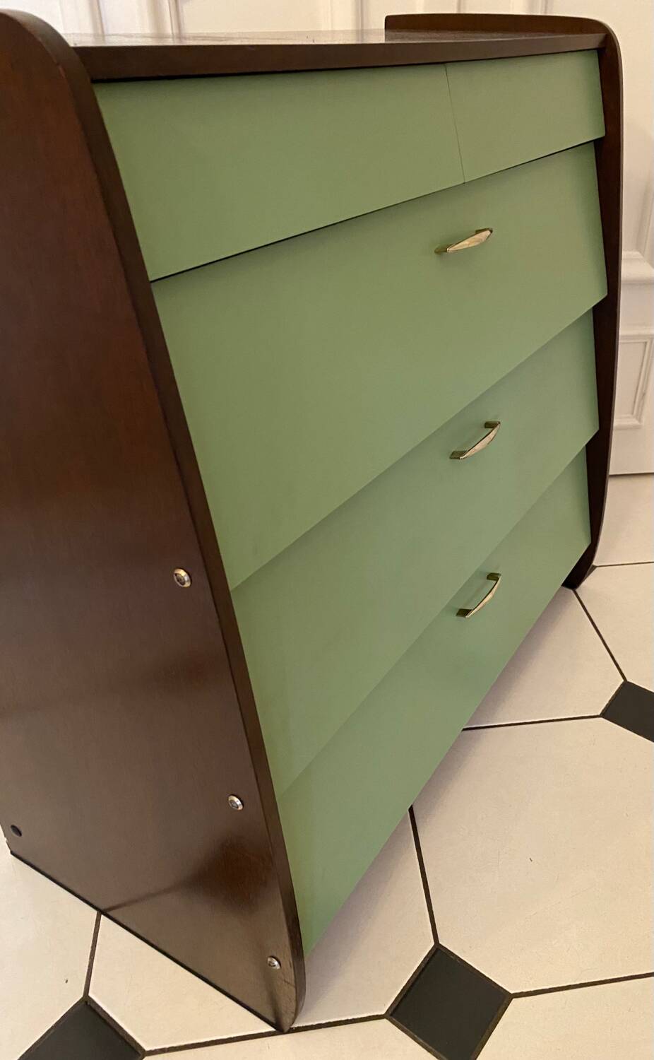 Meuble à chaussure vintage années 50