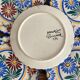 Henriot Quimper dessert plates, hand-painted earthenware.