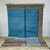 Handmade pure wool Berber rug size 2/3 m