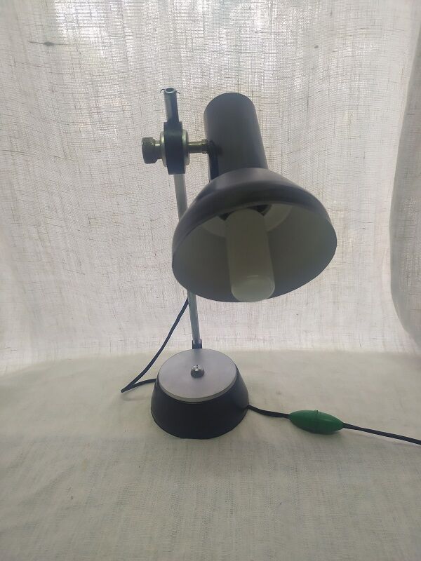 Old vintage metal bedside desk lamp