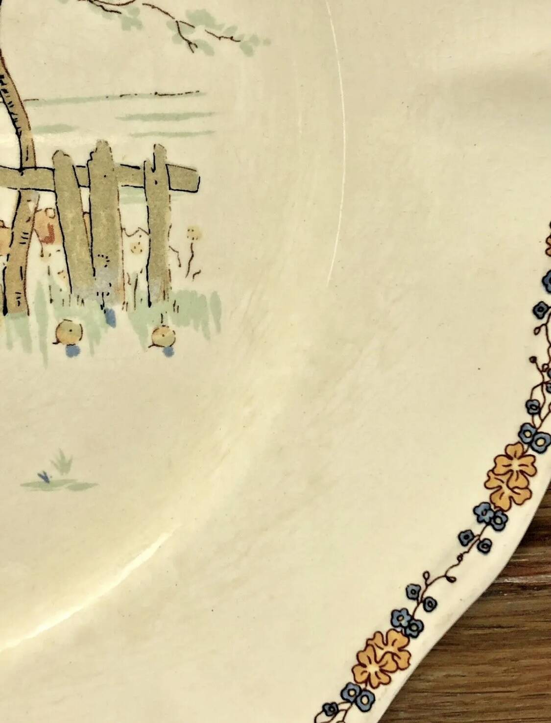 6 Sarreguemines Enfants Richard dinner plates