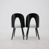 Ensemble de quatre chaises de salle à manger Antonin Suman des années 1960, Tchécoslovaquie