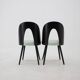 Ensemble de quatre chaises de salle à manger Antonin Suman des années 1960, Tchécoslovaquie