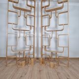 Set of 2 room dividers by Ludvik Volak for Drevopodnik Holesov 1950s