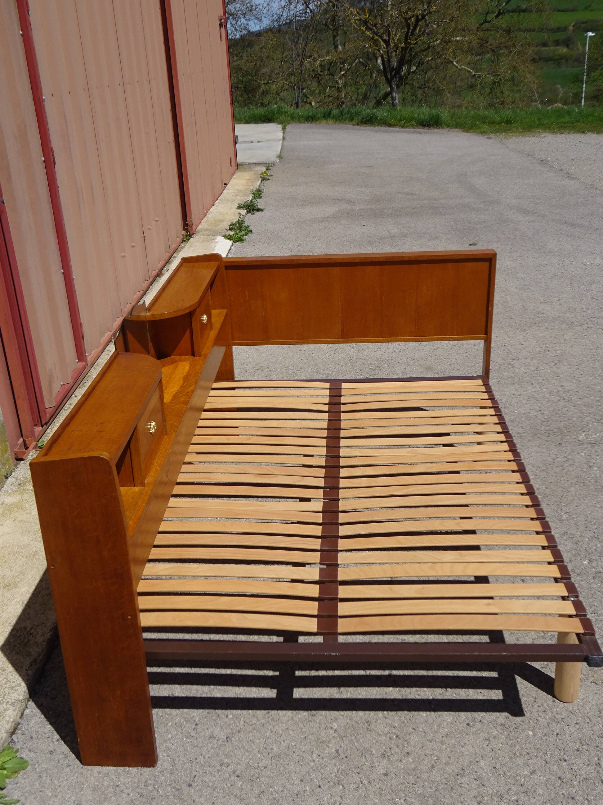 Cosy set and vintage headboard