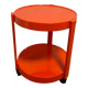 Desssert Prisunic orange - meuble d'appoint Prisunic - bout de canapé vintage -70s