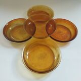 Arcoroc Sierra amber skullcap plates