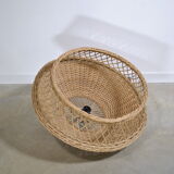 Rattan hanging lamp 1960