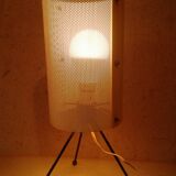 Modernist table lamp from the 50's perforated sheet metal