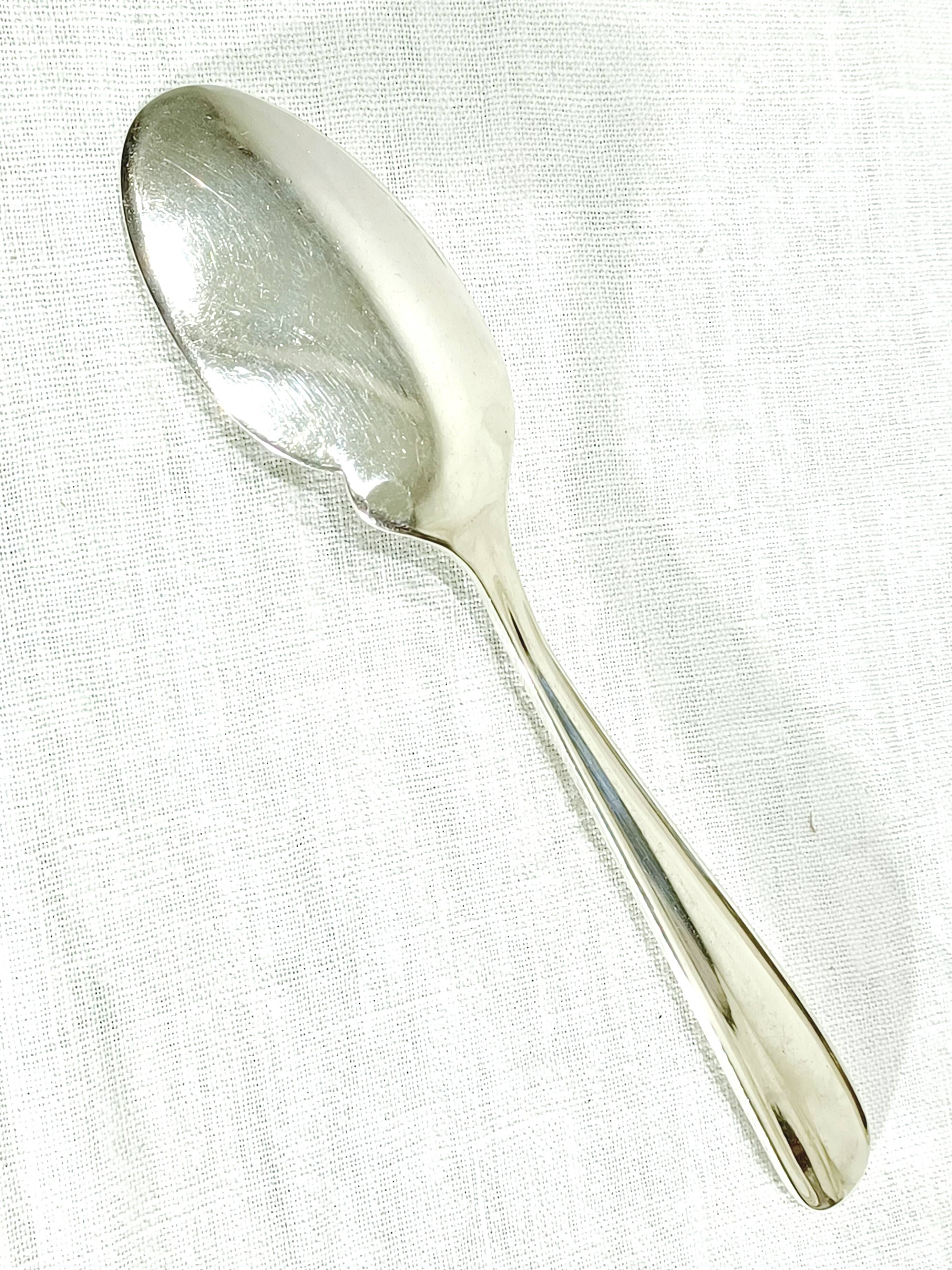 Christofle – 12 Silver-Plated Metal Sauce Spoons Dax Model