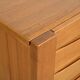 Commode en orme massif, Maison Regain