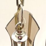 Design chandelier in smoked glass 6 lights