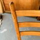 Paire de chaises italienne bois et corde