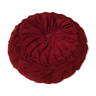 Velvet cushion bordeaux