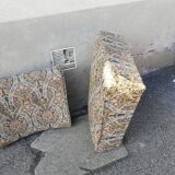 Armchair year 50 canage and compass foot