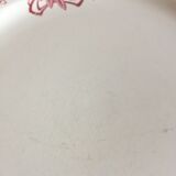 "Sorbier" décor plate by Boch Frères Kéramis