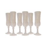 6 champagne flutes