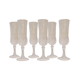 6 champagne flutes