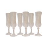 6 champagne flutes