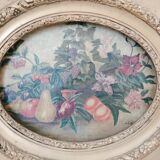 Still life with fruit, oil on canvas, Napoleon III