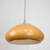 Large Space Age Brown Pendant Lamp from Guzzini, 1960s