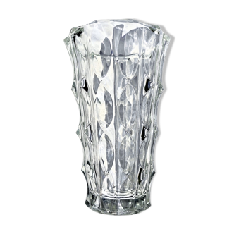 Glass vase with spikes year 60s70s