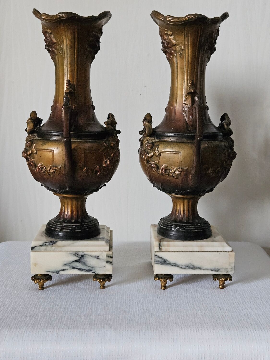 Pair of antique decorative vases