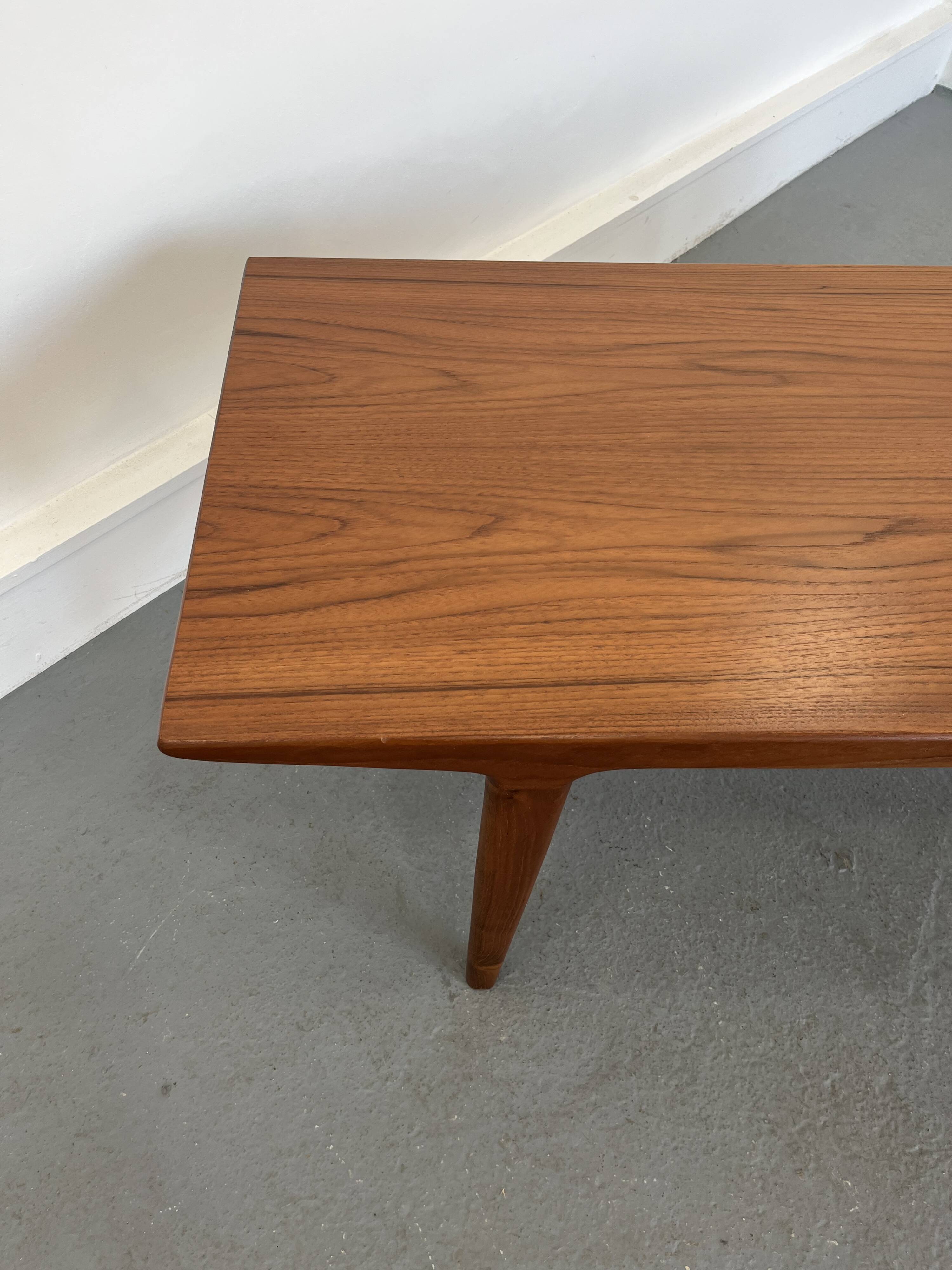 Scandinavian teak table by Niels Otto Møller, 1960s