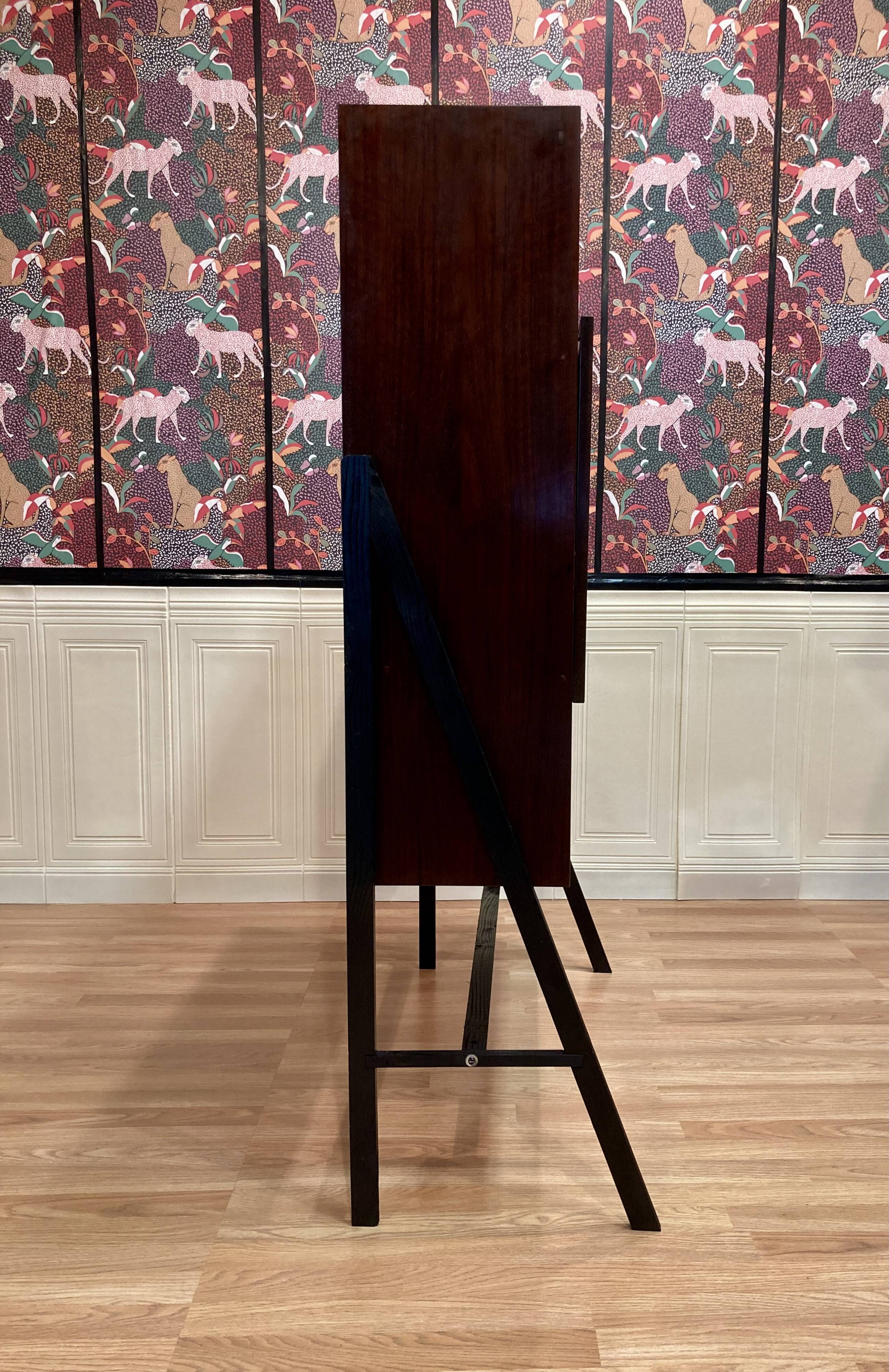 Bureau palissandre design scandinave 1950.