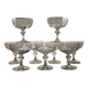 9 crystal champagne coupes