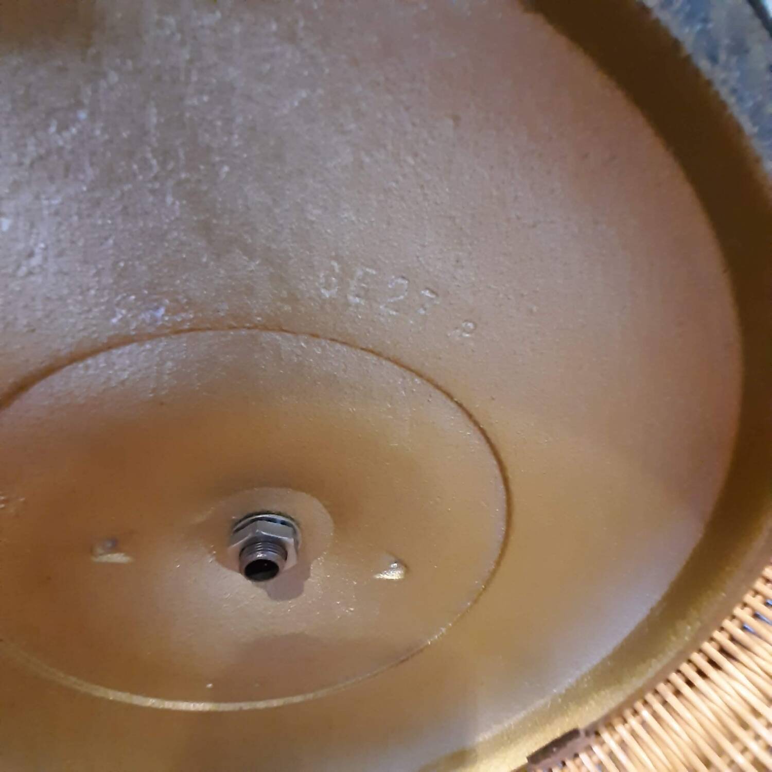 Vintage brass reading floor lamp