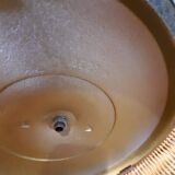 Vintage brass reading floor lamp