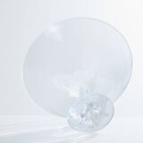 Large Lalique Plumeria crystal bowl circa 1980