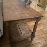 antique draper's table, country chic