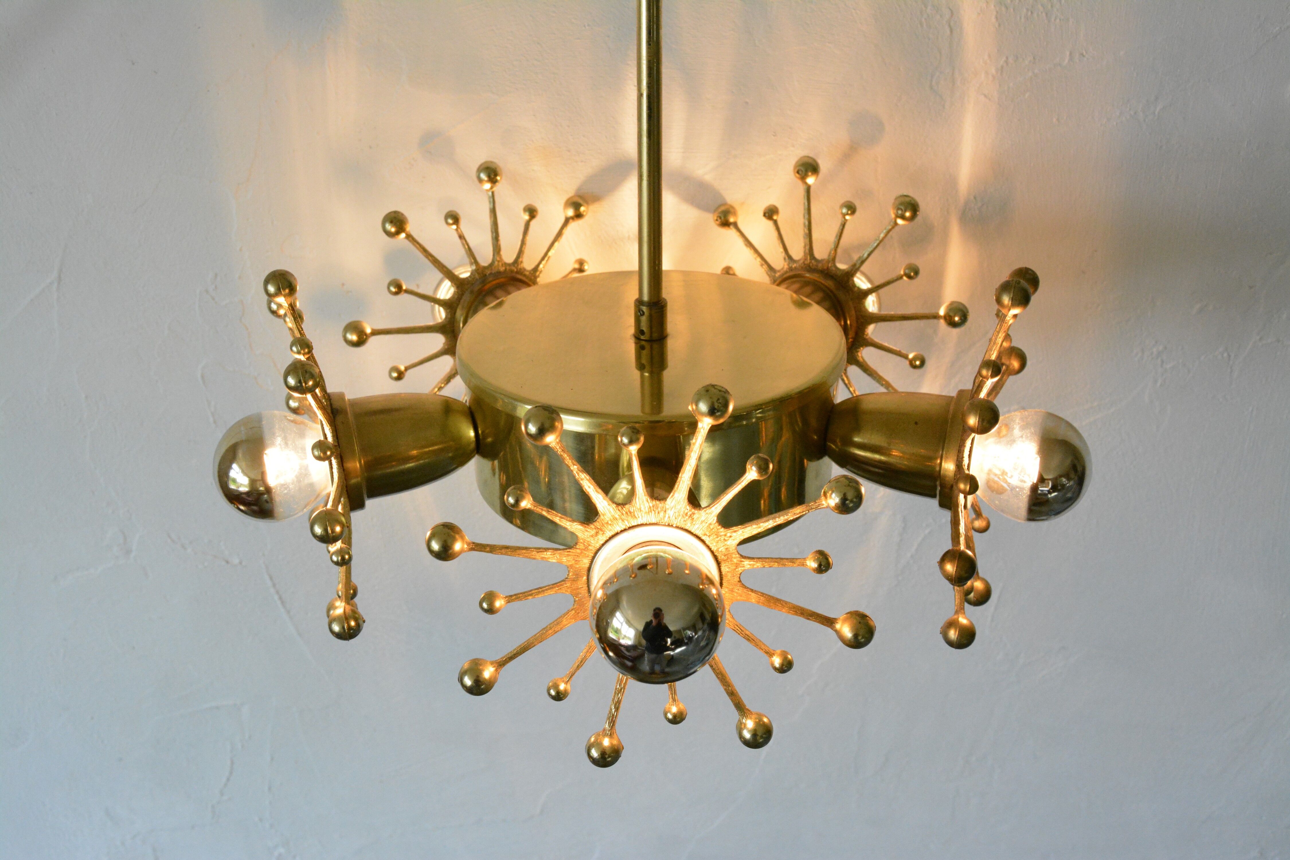 Space Age hanging lamp, 60s Sweden