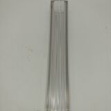Large old soliflore vase. Signed with a multicolored candy. French glass.