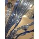 Murano Glass Bluino Italian Leaves Chandelier by Simoeng
